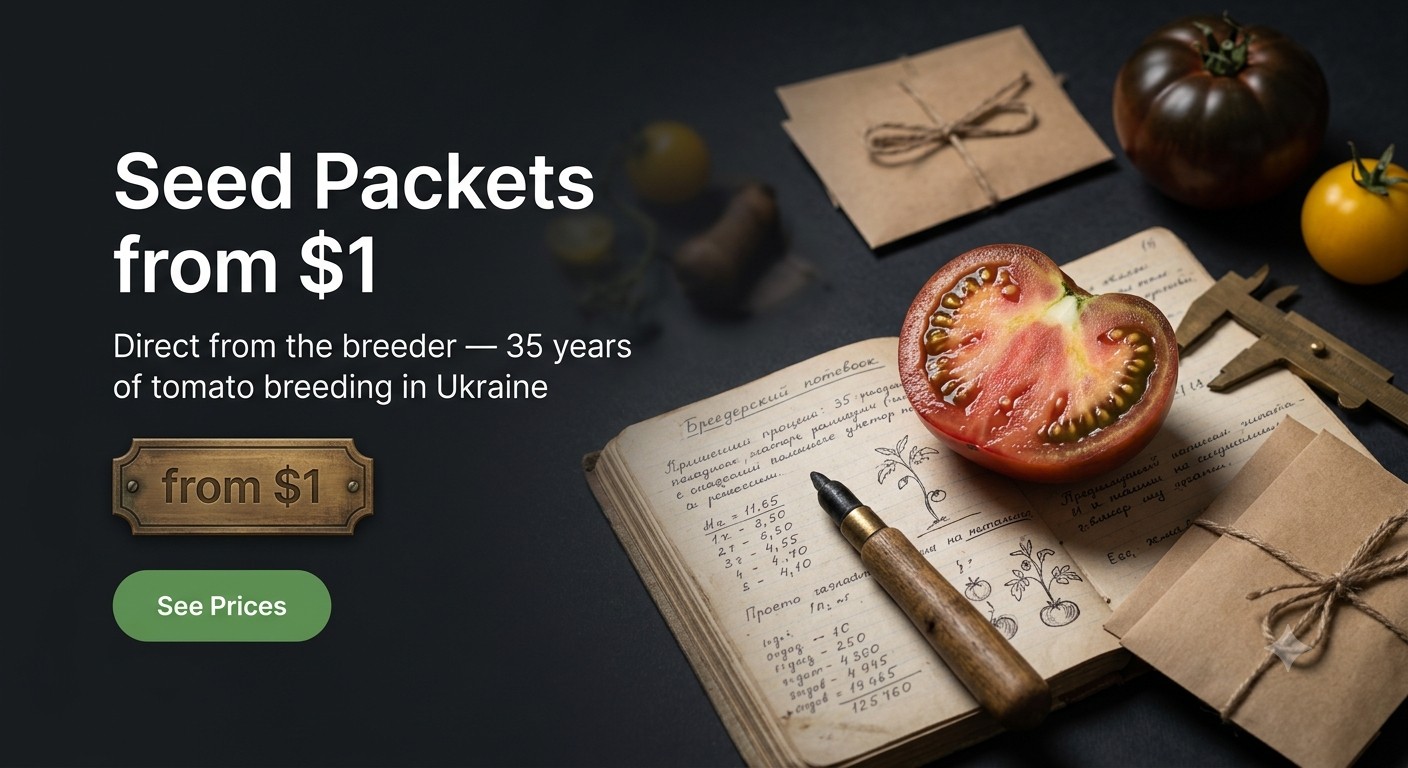 Seed packets from $1